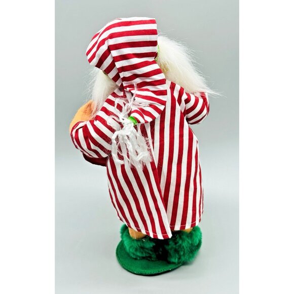 Annalee Mr Mrs Santa Claus Night Clothes Hot Water Bottle Blanket 12 inch 2006 - Picture 5 of 13